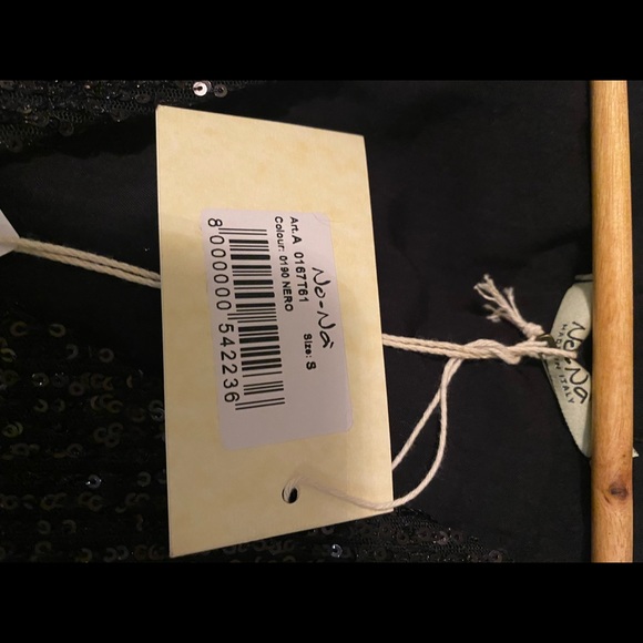 No-na Black Sequin Mini Dress Small - Picture 5 of 5